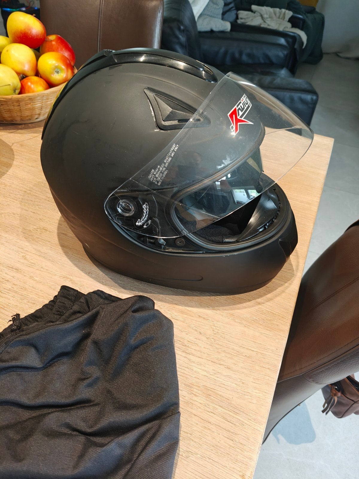 Motorhelm Radium - Medium, Motoren, Kleding | Motorhelmen, Ophalen, Tweedehands, M, Overige merken