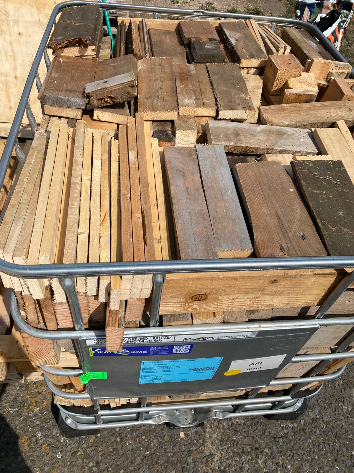 Bois de chauffage 1 étoile (1,2 cube), Enlèvement