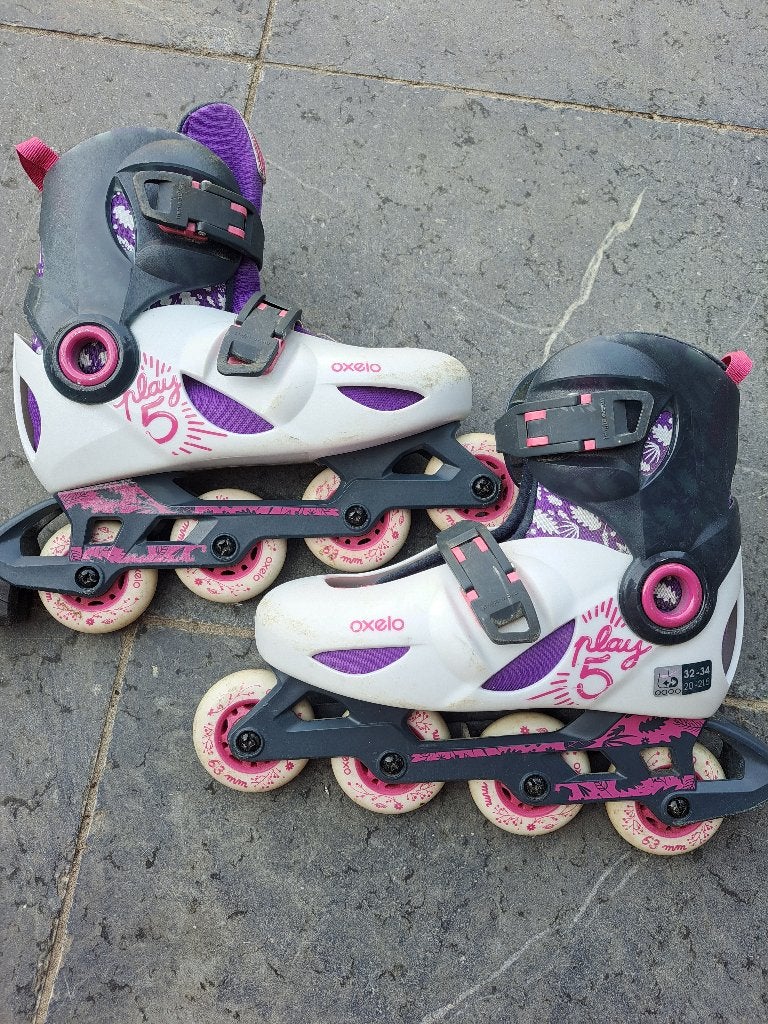 Inline skates, Ophalen, Verstelbaar, Kinderen, Zo goed als nieuw