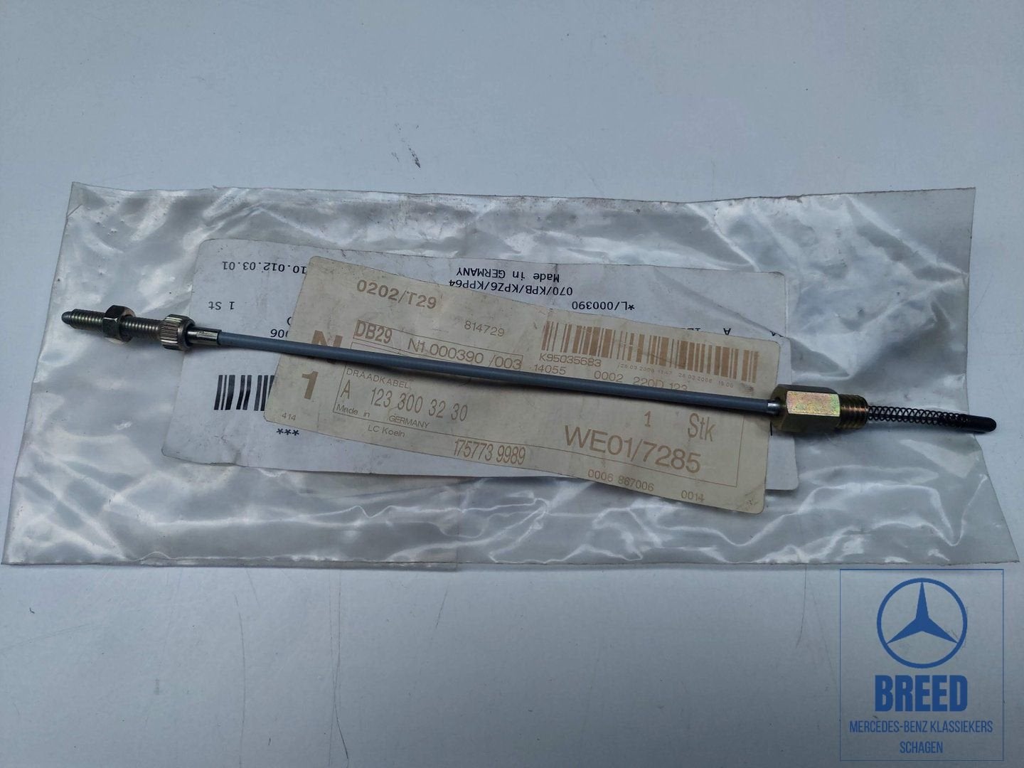 NOS kabel trekstarter voor Mercedes-Benz W123 diesel, Auto-onderdelen, -, Nieuw, Ophalen of Verzenden, -