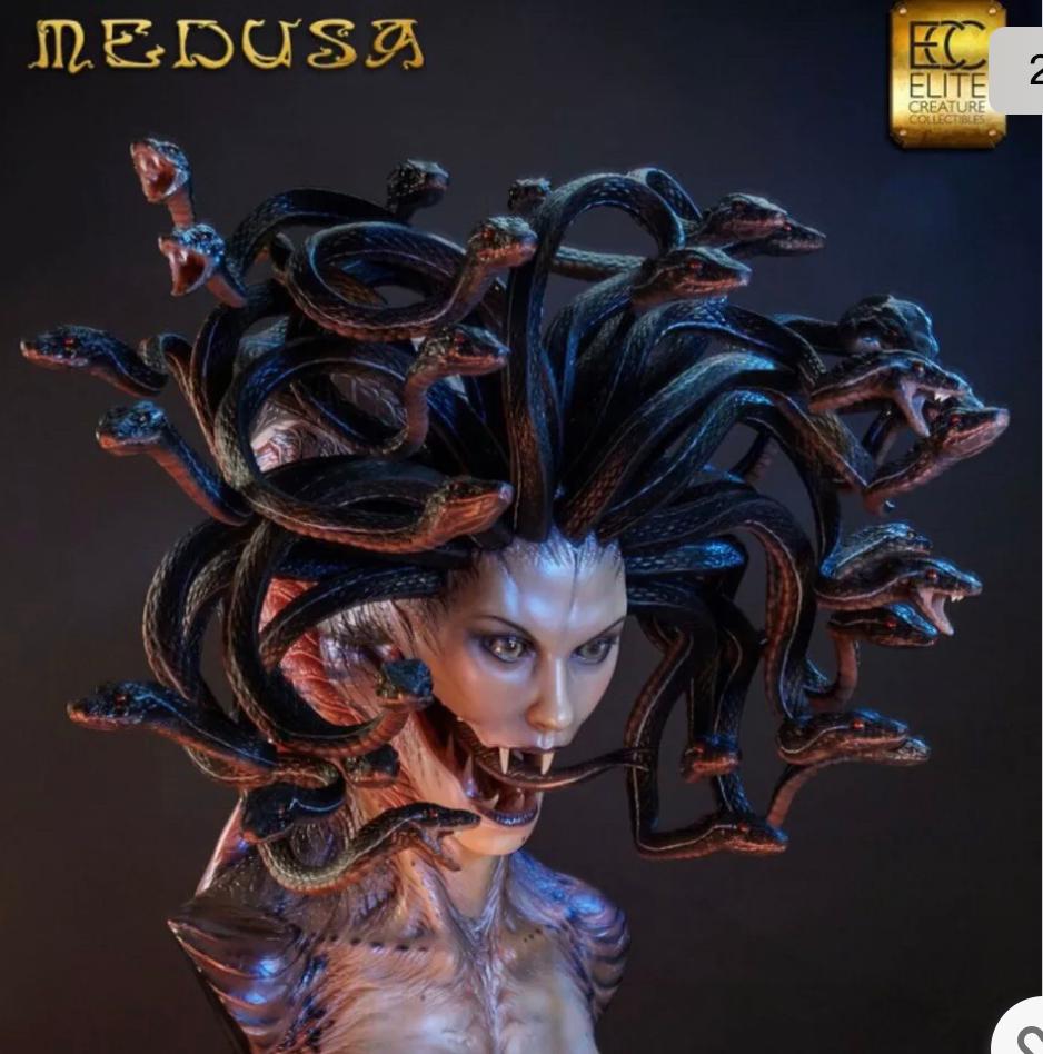 ECC medusa bust, Enlèvement ou Envoi, Comme neuf