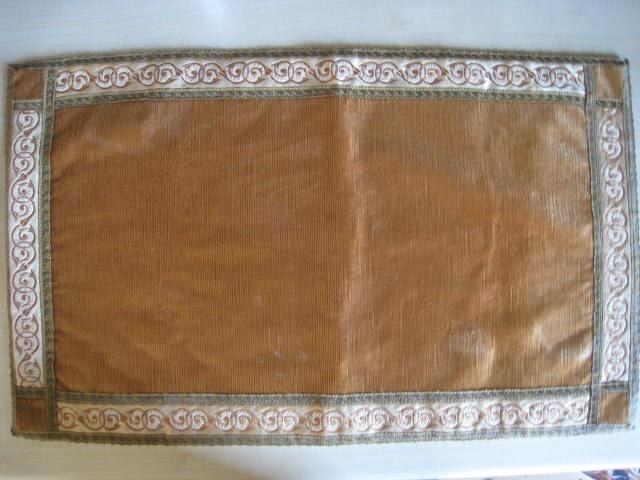 Vintage tafelloper, 58x35cm, perfekte staat !!, Huis en Inrichting, Keuken | Textiel, Ophalen, Bruin