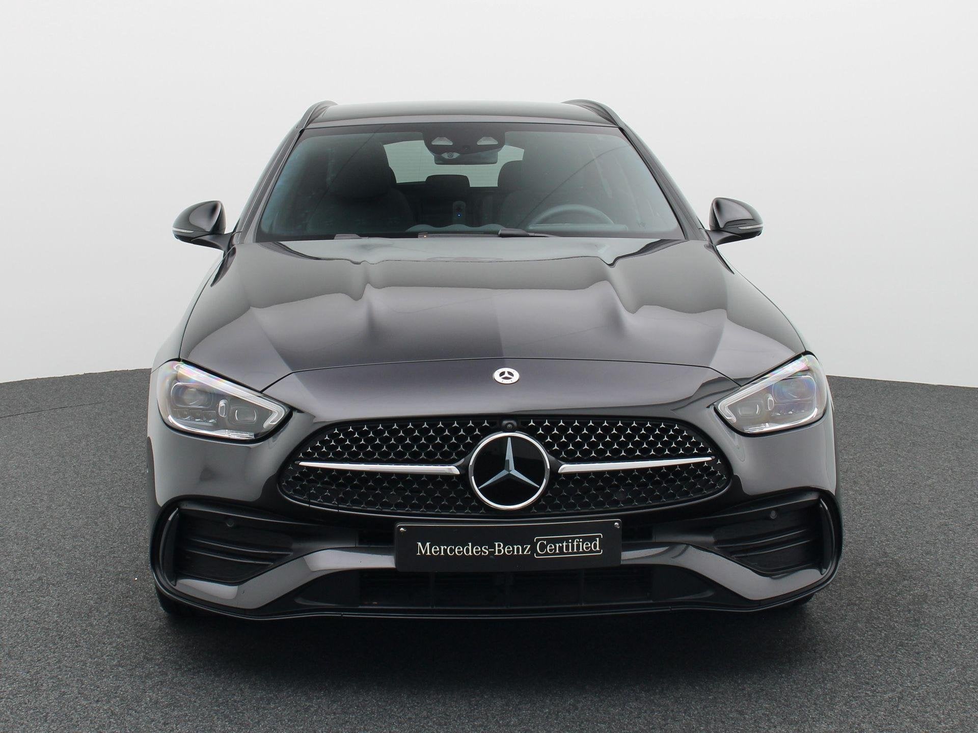 Mercedes-Benz C-Klasse 300 e Break Star Edition + LEDER + PA, Argent ou Gris, Euro 6, Entreprise, Noir