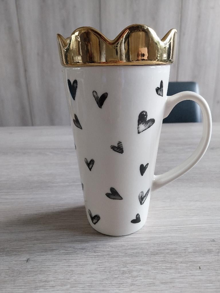 belle tasse à thé/café, Comme neuf, Enlèvement, Autres styles, Porcelaine