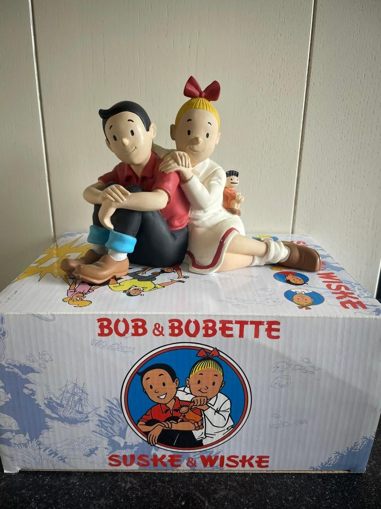 Suske en Wiske, Bob et Bobette - 1 Statue - 1997, Ophalen of Verzenden, Suske en Wiske, Zo goed als nieuw, Beeldje of Figuurtje