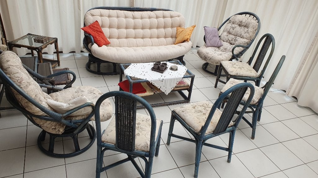 Rotan set, Huis en Inrichting, Ophalen, Gebruikt, Riet of Rotan