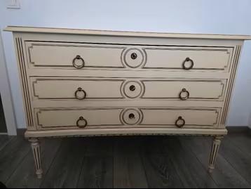 Louis XVI‑stijl (laat 18e eeuw) - 3-ladenkast, Antiek en Kunst, Ophalen
