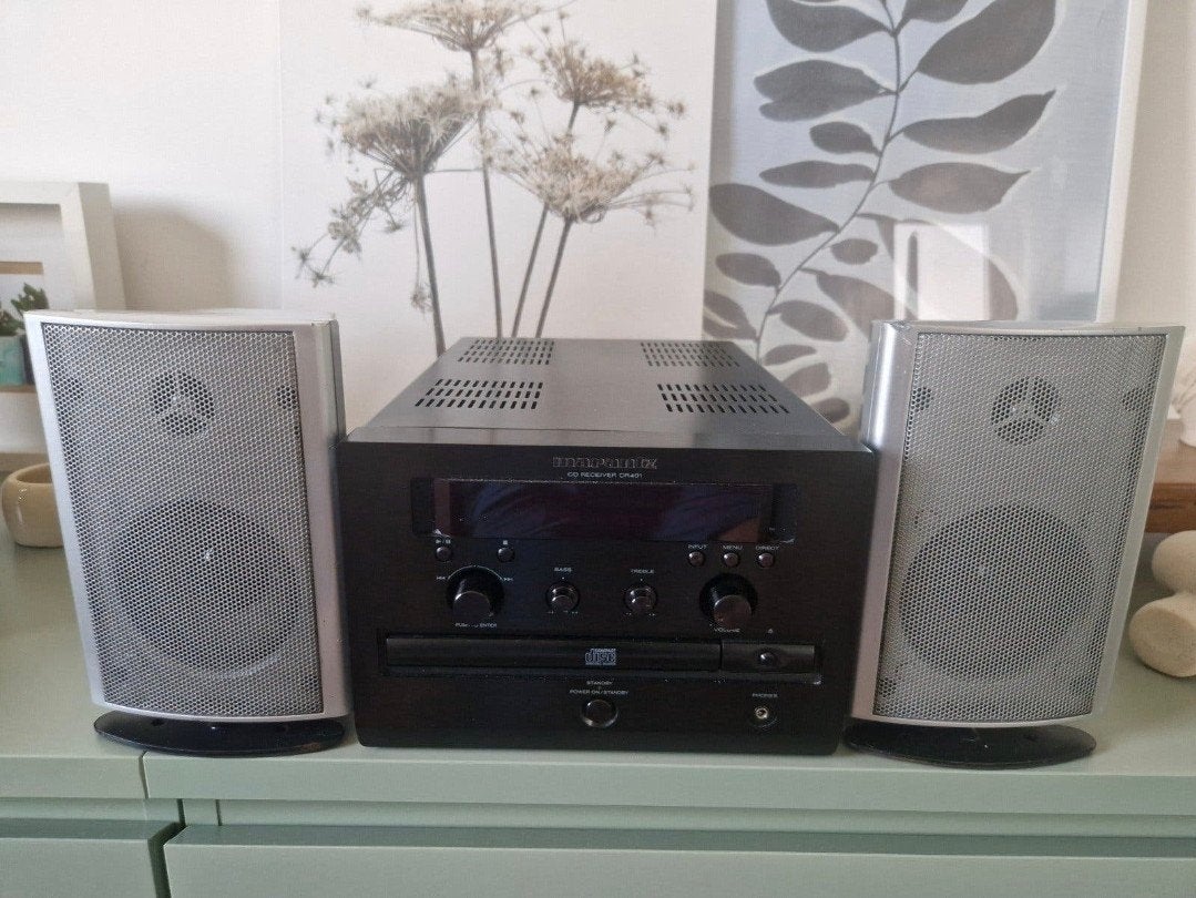 Marantz CDReceiver met Franse Davis Acoustics  speakers, Overige merken, Gebruikt, Cd-speler, Ophalen of Verzenden