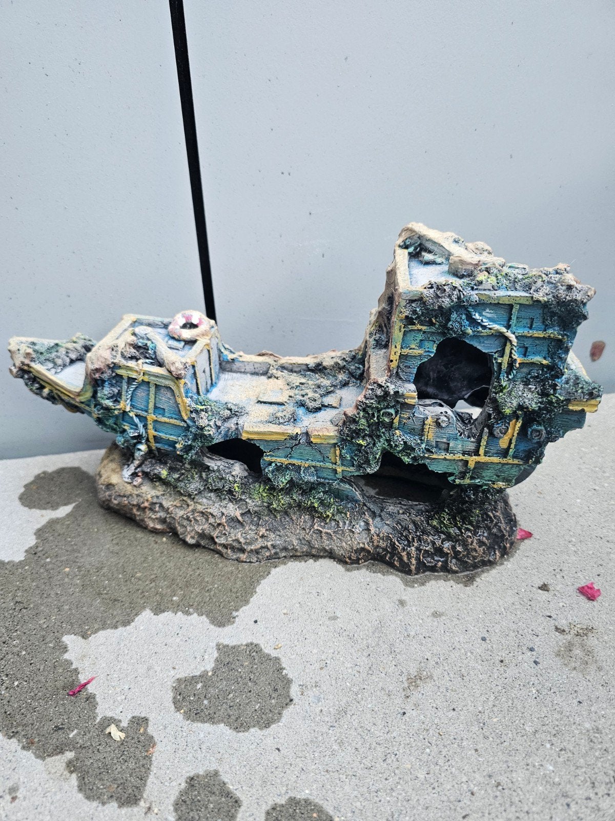 Schip voor aquarium, Ophalen, Decoratie
