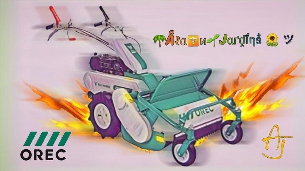 Gyrobroyeur OREC - tondeuse/débroussailleuse à fléaux, Jardin & Terrasse, Orec, Comme neuf, Essence, Enlèvement