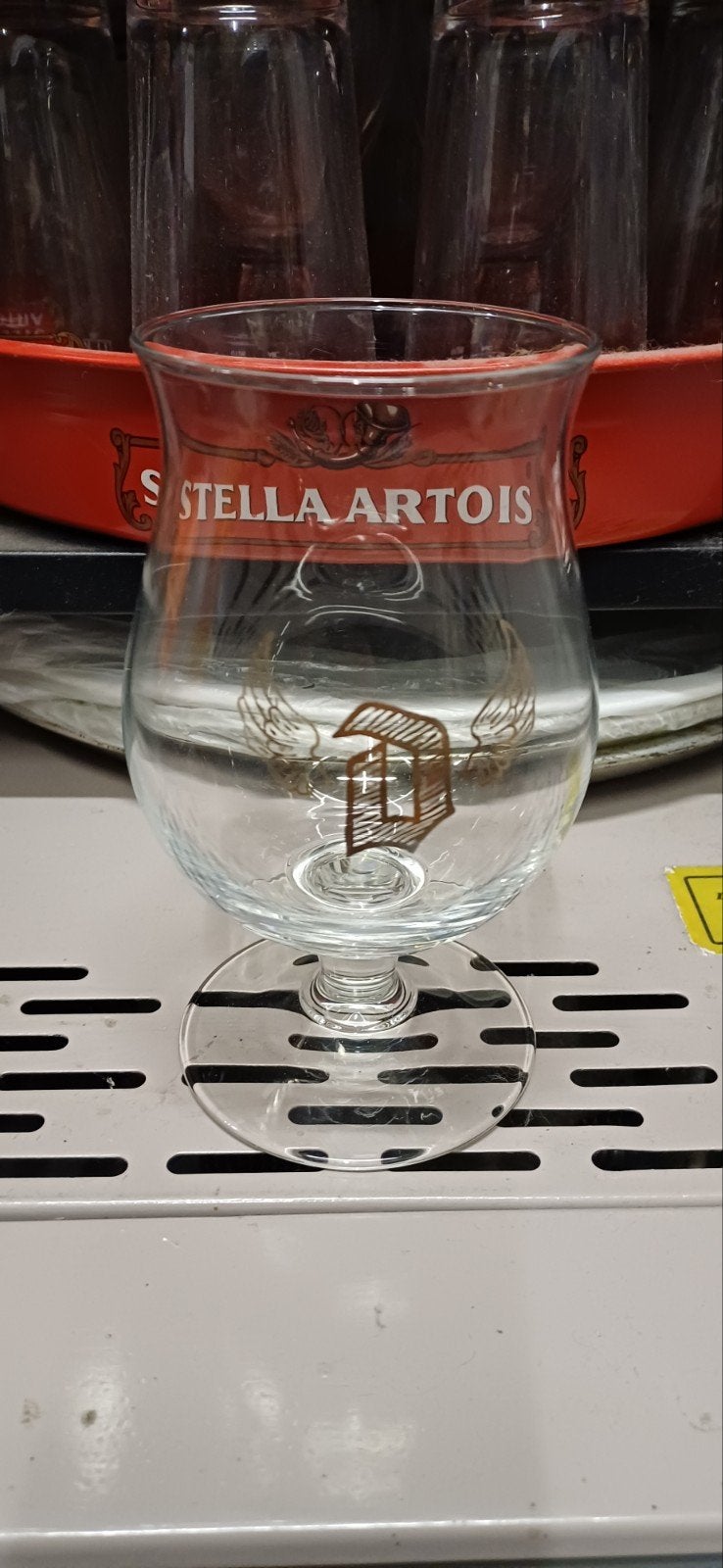 duvelglas gouden vleugels, Collections, Enlèvement ou Envoi, Neuf, Verre à bière