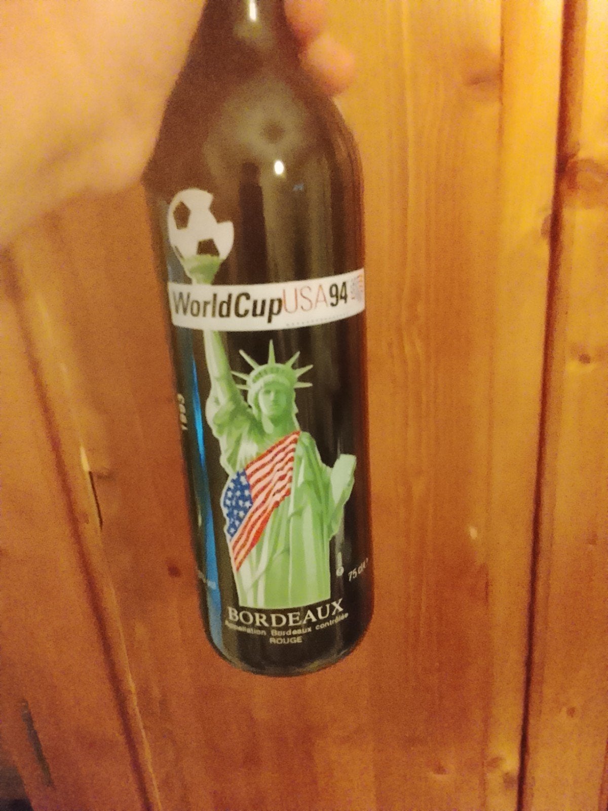 wordcupUSA94 wijnfles, Verzamelen, Wijnen, Ophalen of Verzenden, Nieuw