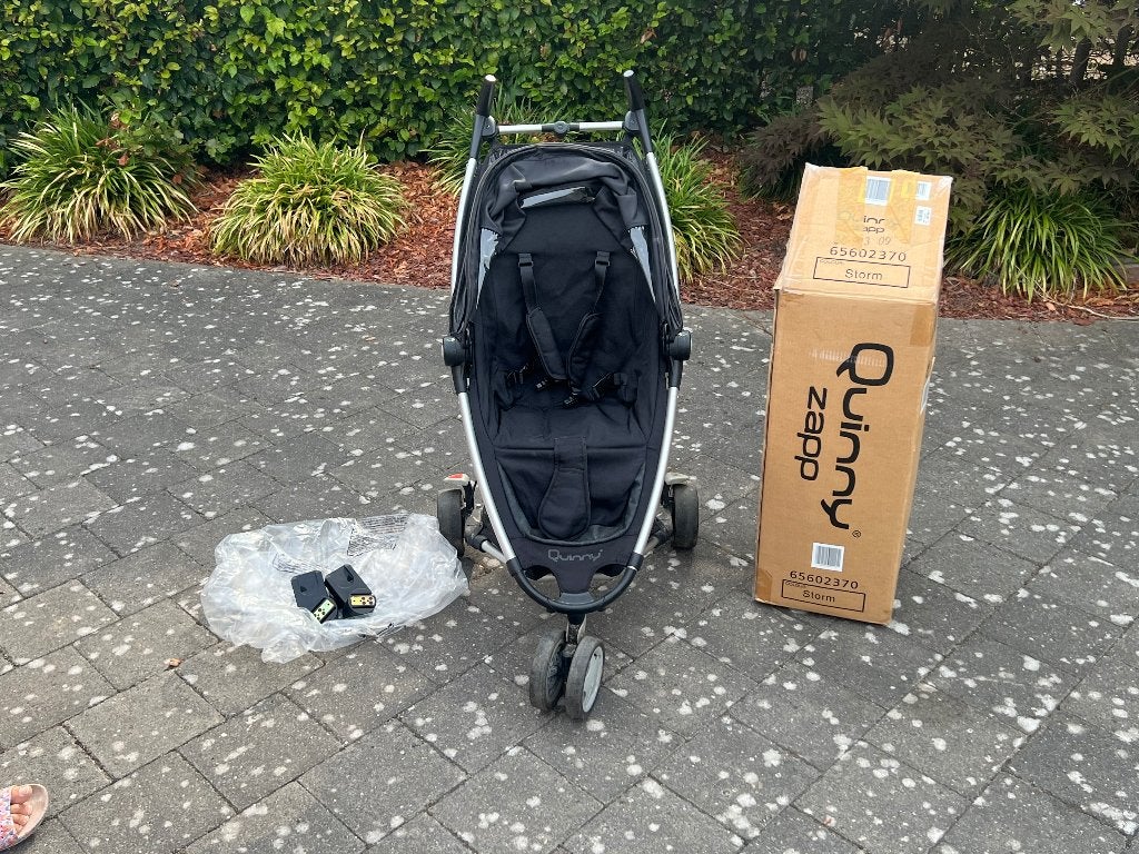 Quinny Zapp kleur Storm - inclusief adapters, Kinderen en Baby's, Buggy's, Ophalen, Gebruikt, Quinny