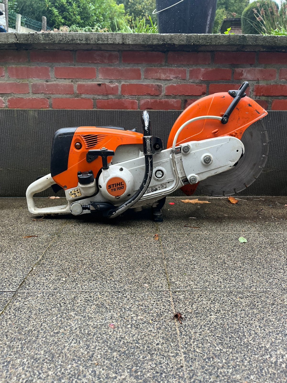 Stihl TS700 Doorslijper, Ophalen, Gebruikt