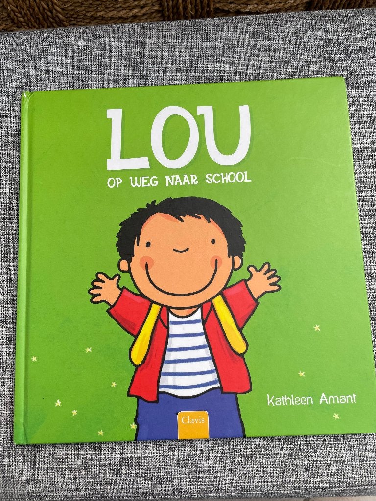 Kinderboek Lou op weg naar school van Kathleen Amant, Boeken, Ophalen, Gelezen, Kathleen Amant, Non-fictie