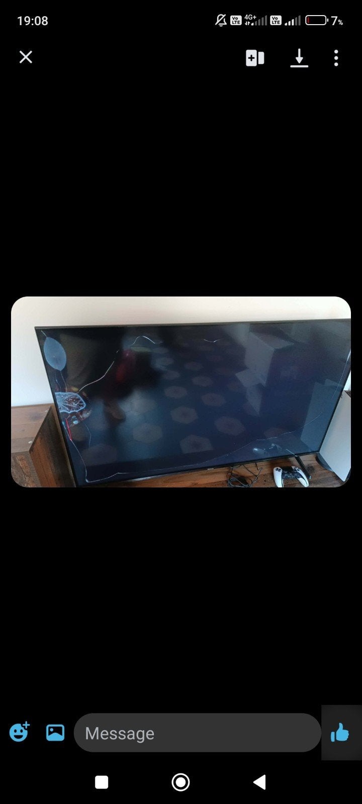tele pour pièces ou a reparer, Autres marques, 40 à 60 cm, OLED, Enlèvement