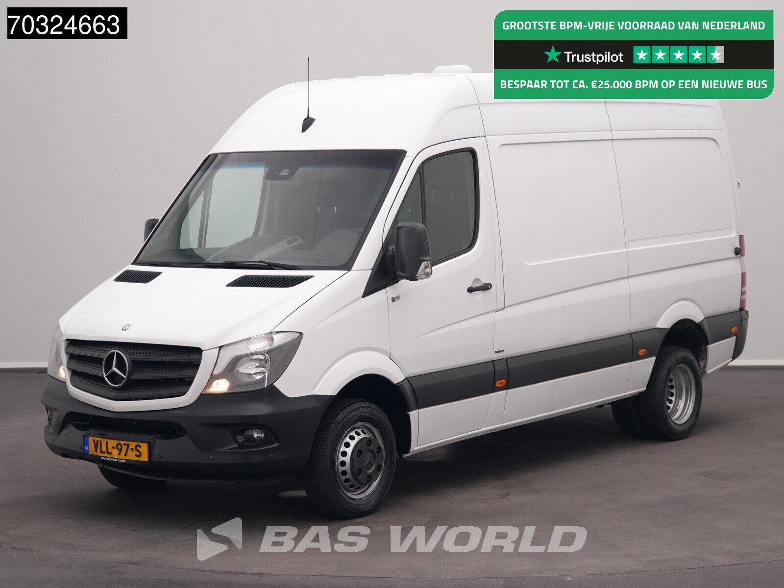Mercedes Sprinter 516 CDI Automaat Dubbellucht L2H2 Trekhaak, Auto's, Bestelwagens en Lichte vracht, Automaat, Stof, Gebruikt
