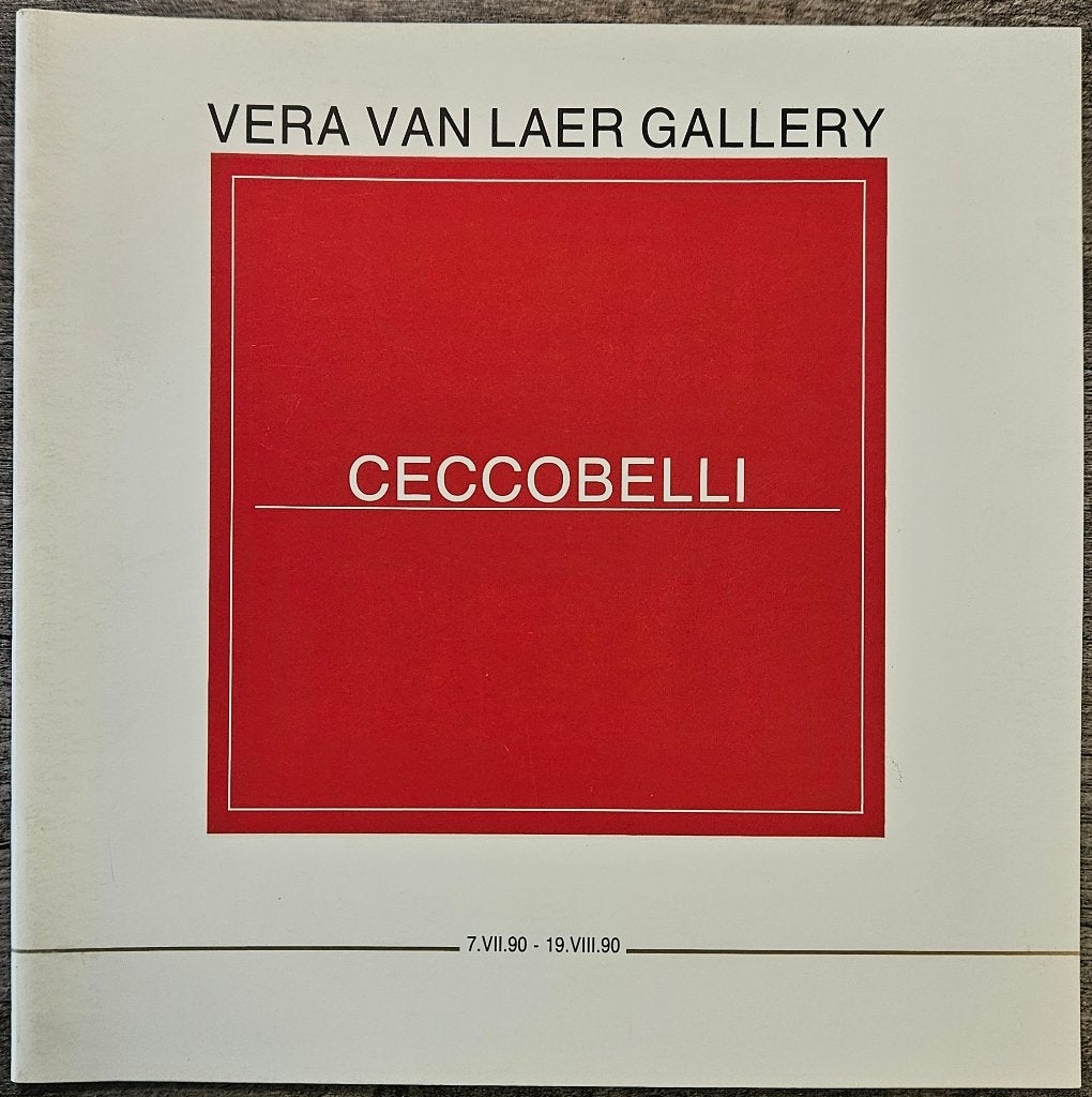 Ceccobelli - Vera Van Laer Gallery - 1990, Peinture et dessin, Enlèvement ou Envoi, Comme neuf, Hugo Brutin