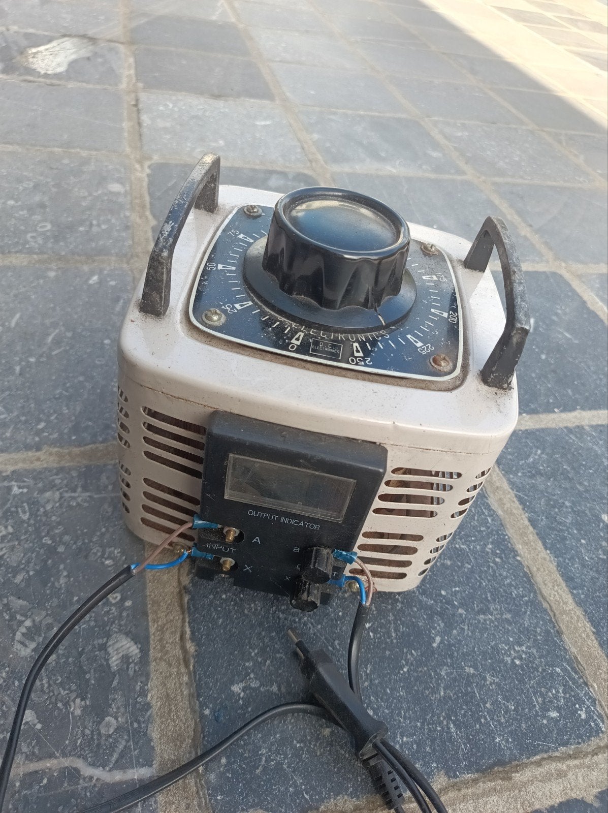 variac regelbare transfo, Ophalen
