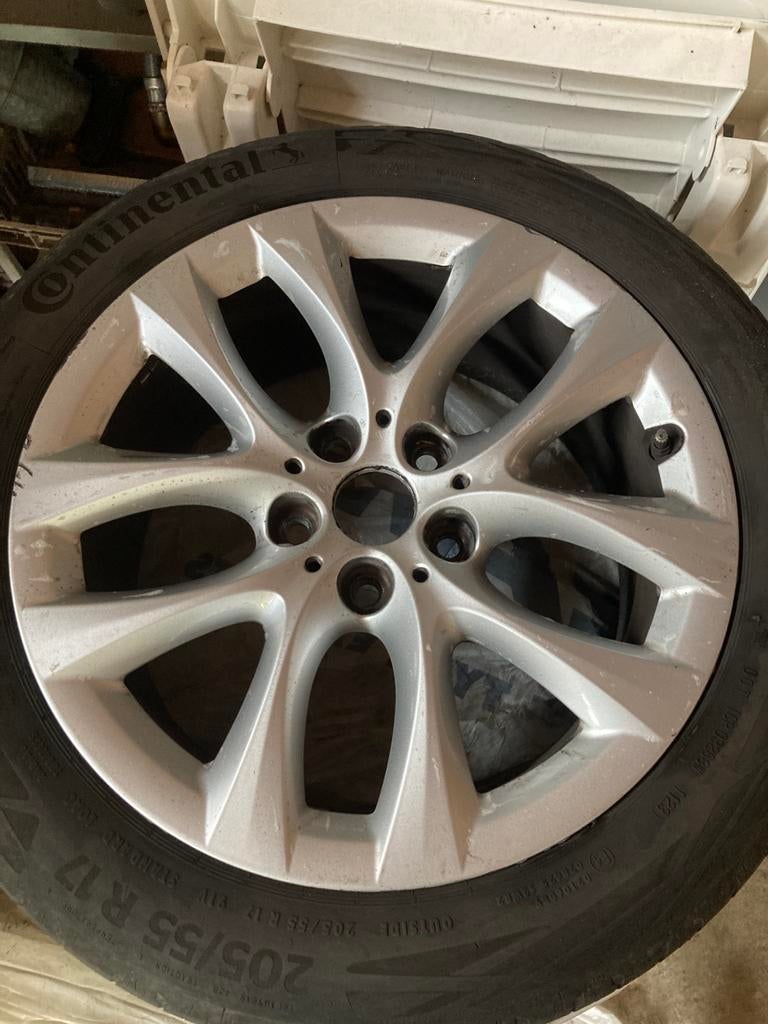 4 Velgen + banden BMW, Enlèvement, Pneu(s)
