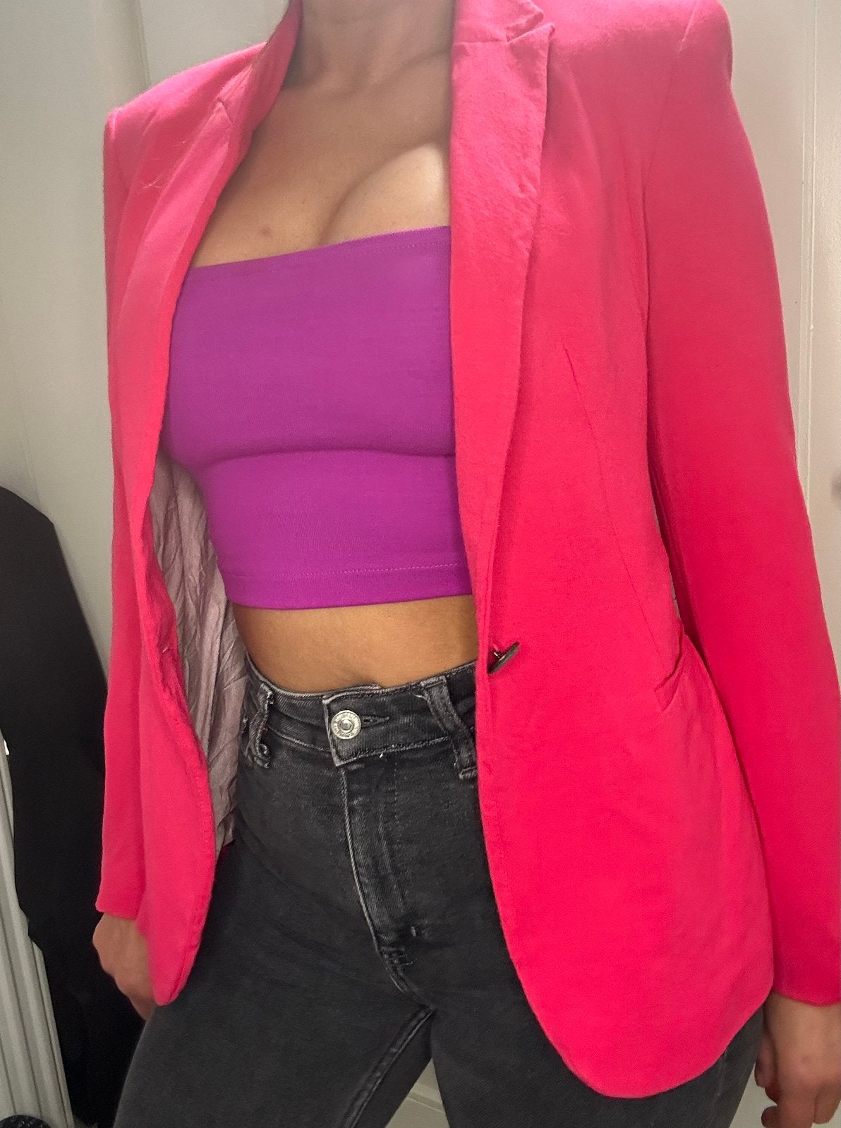 Zara colbert jasje XS 34, Vêtements | Femmes, Vestes & Costumes, Rose, Comme neuf, Taille 34 (XS) ou plus petite, Manteau