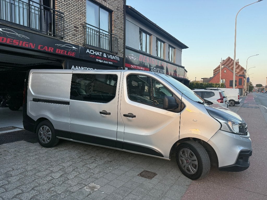 Fiat Talento Double Cabine 6Place L2 Navi Camera, Argent ou Gris, Achat, Entreprise, Système audio