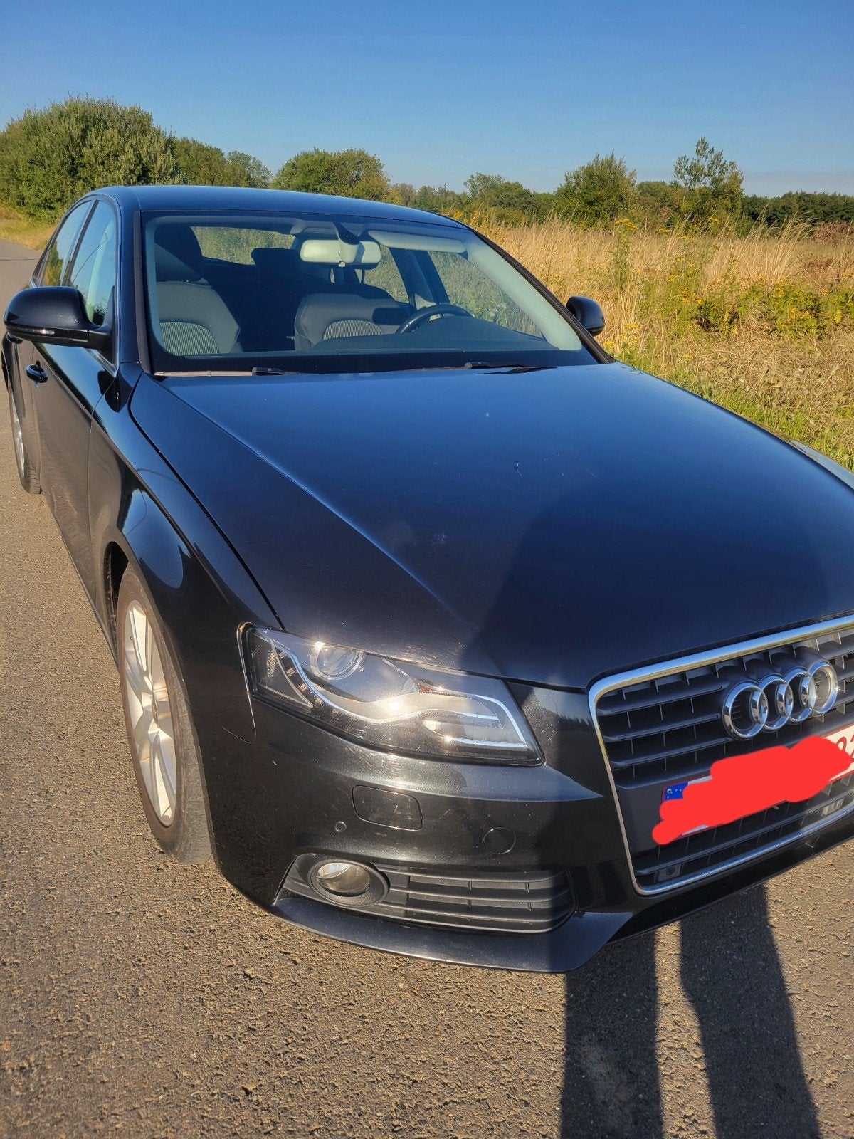 Audi A4 2.0 TDI 2008, 4 cilinders, A4, Zwart, 105 kW