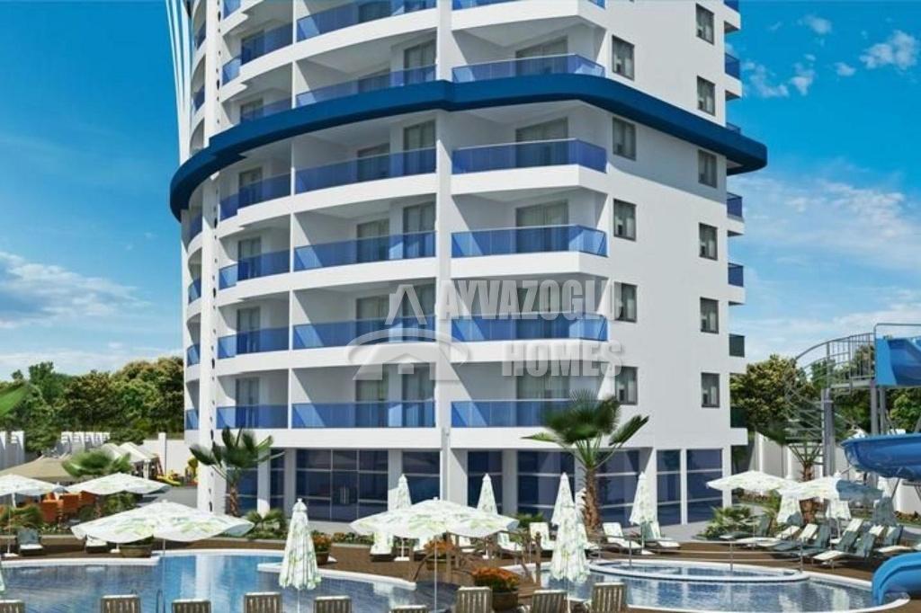 1+1 appartement op 250 meter van de zee in Mahmutlar, Immo, Buitenland, 2 kamers, Stad, Appartement, Turkije