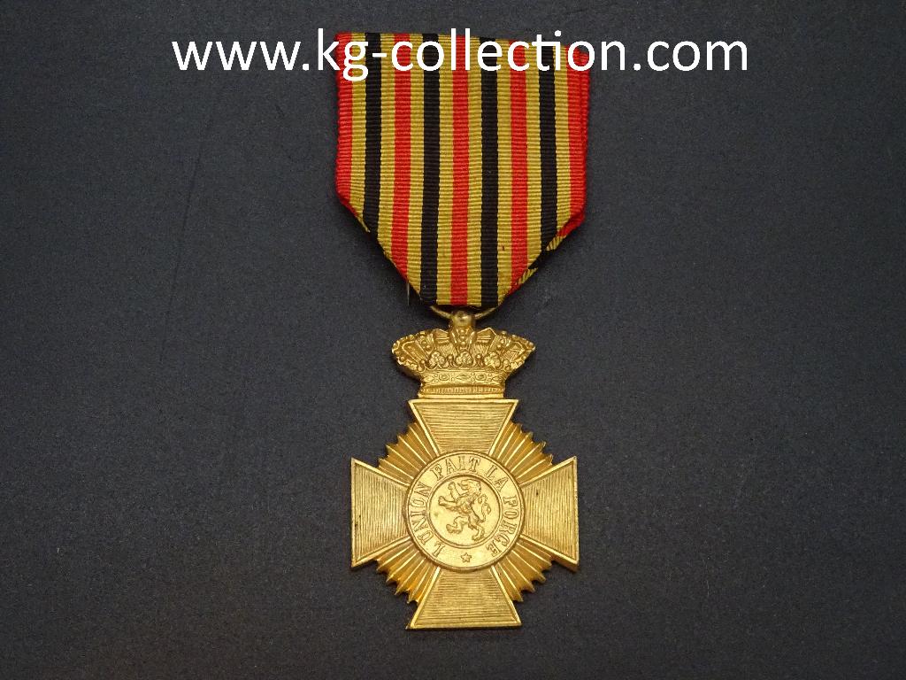 Belgische Militaire Decoratie 2de klasse ca. WO1, Verzamelen, Militaria | Algemeen, Ophalen of Verzenden, Overige soorten, Lintje, Medaille of Wings