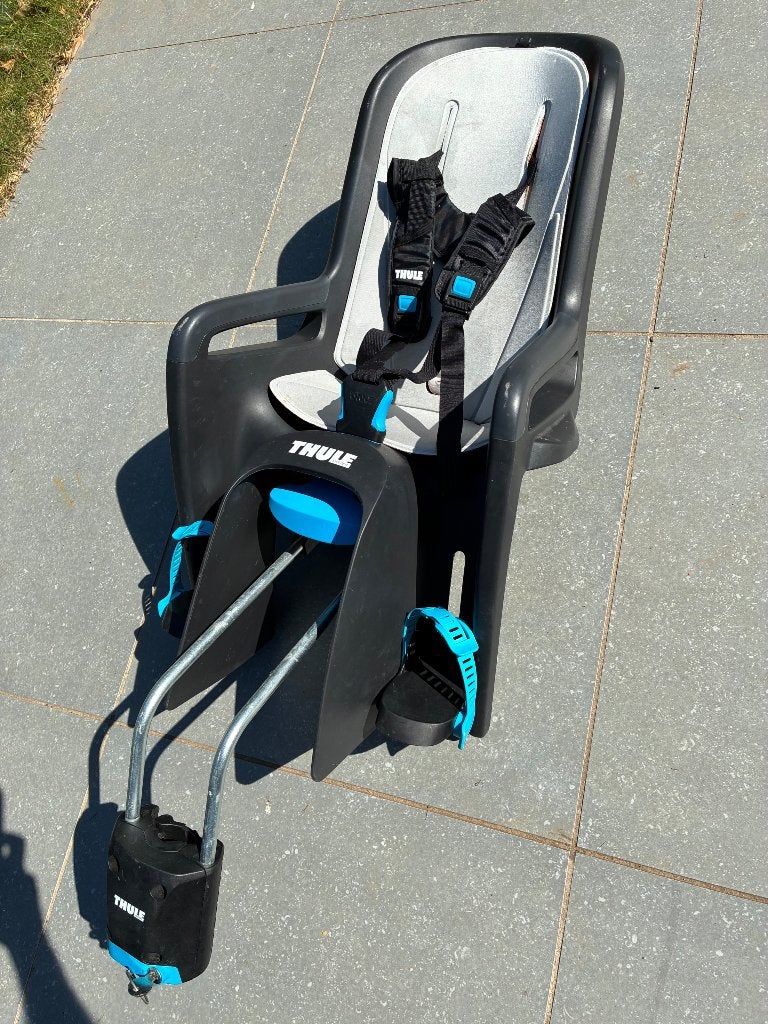 Thule RideAlong fietsstoel, Fietsen en Brommers, Achterzitje, Voetsteuntjes, Zo goed als nieuw, Thule / Chariot