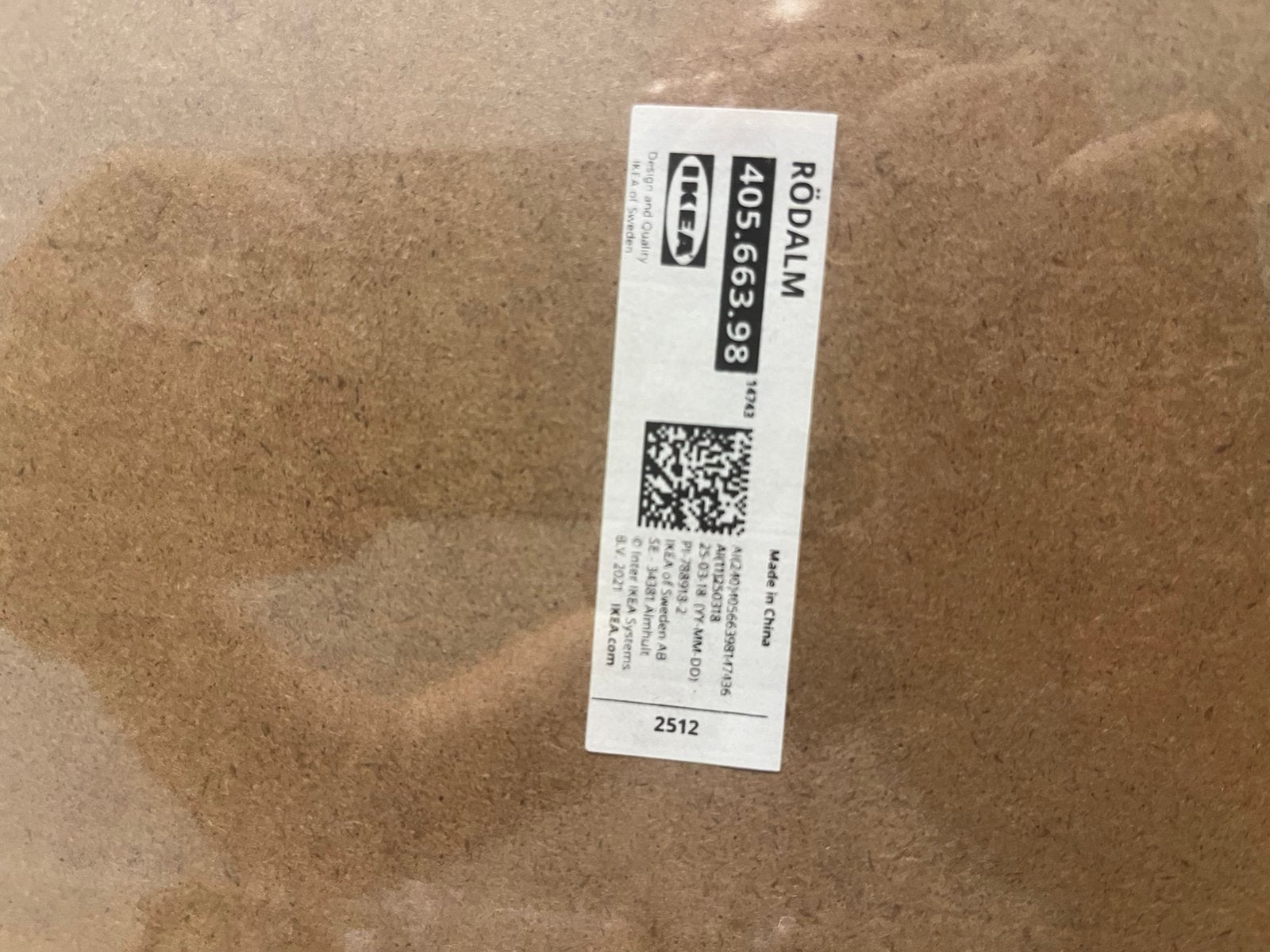 Cadre en bois IKEA, Ophalen, Beige, Zo goed als nieuw, Fotolijst