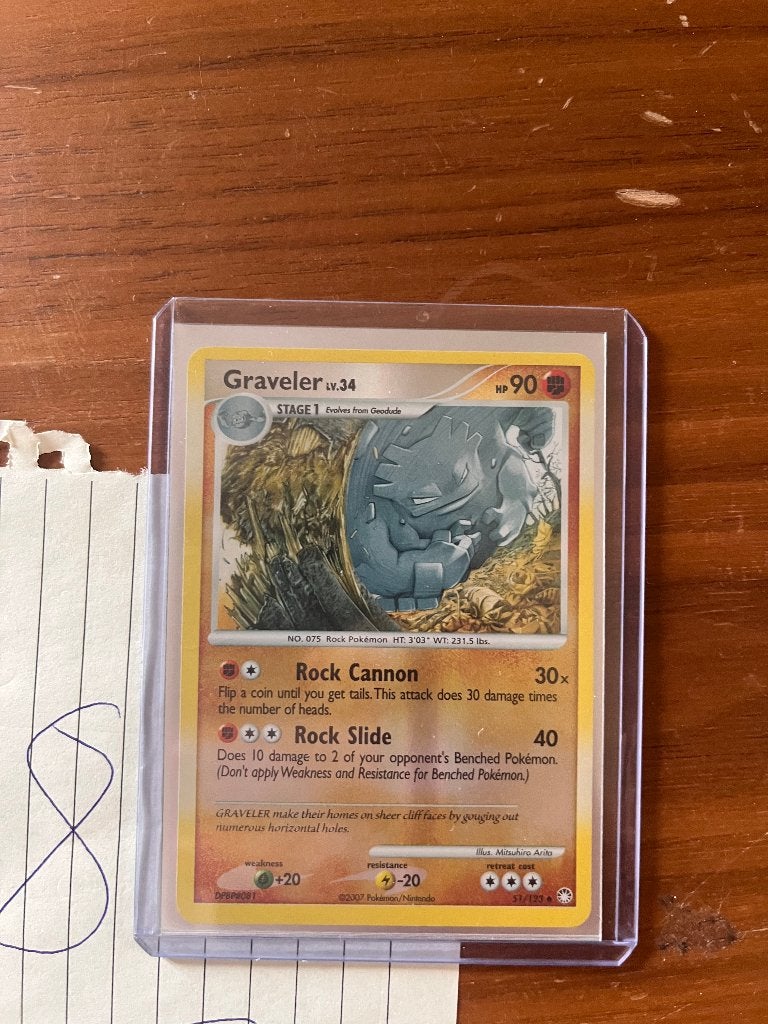 Vintage Pokémon – Graveler & Machamp – Diamond & Pearl 2007, Ophalen