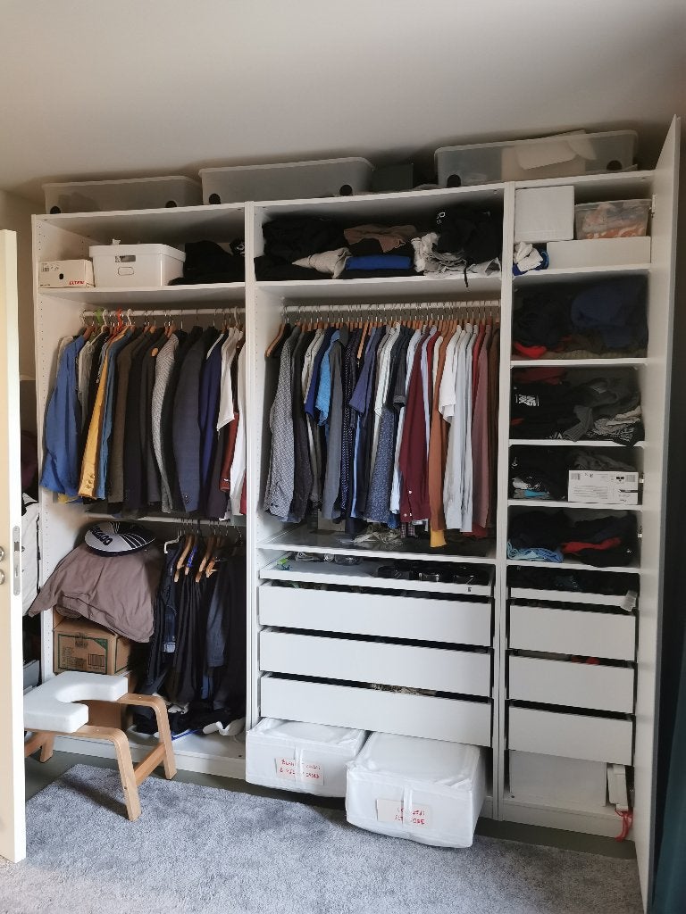 Armoire IKEA PAX, blanche, 50x60x235, Avec tiroir(s), Comme neuf, Enlèvement, 50 à 75 cm