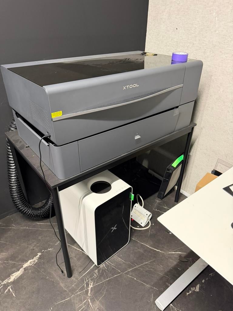 Xtool p2s all in 1 bundle lasersnijder cutter + rail, Enlèvement, Comme neuf