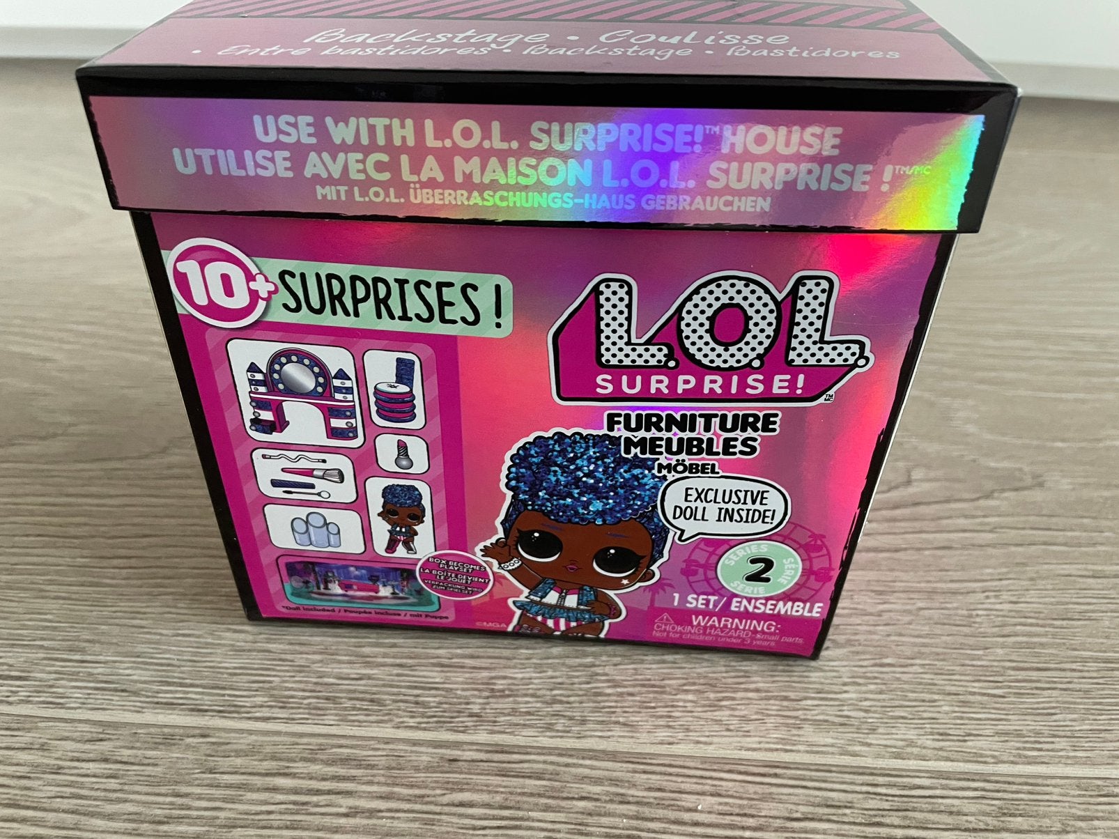 L.O.L. Surprise! Furniture Backstage set, Kinderen en Baby's, Speelgoed | Poppen, Ophalen of Verzenden, Zo goed als nieuw, Overige typen