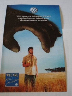Volkswagen Wecare 2004 Brochure Catalogue Prospekt, Livres, Autos | Brochures & Magazines, Utilisé, Volkswagen, Envoi