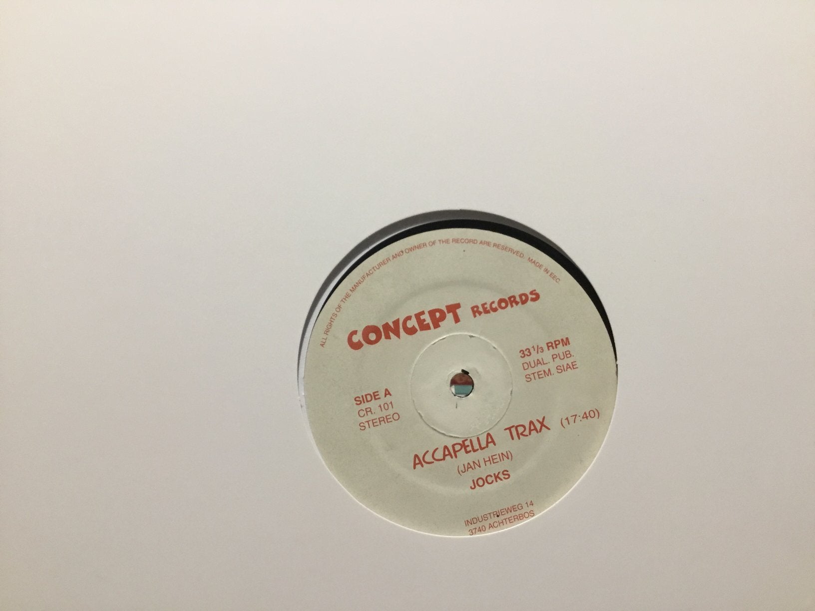 Various. Accapella Trax., Ophalen of Verzenden, Gebruikt