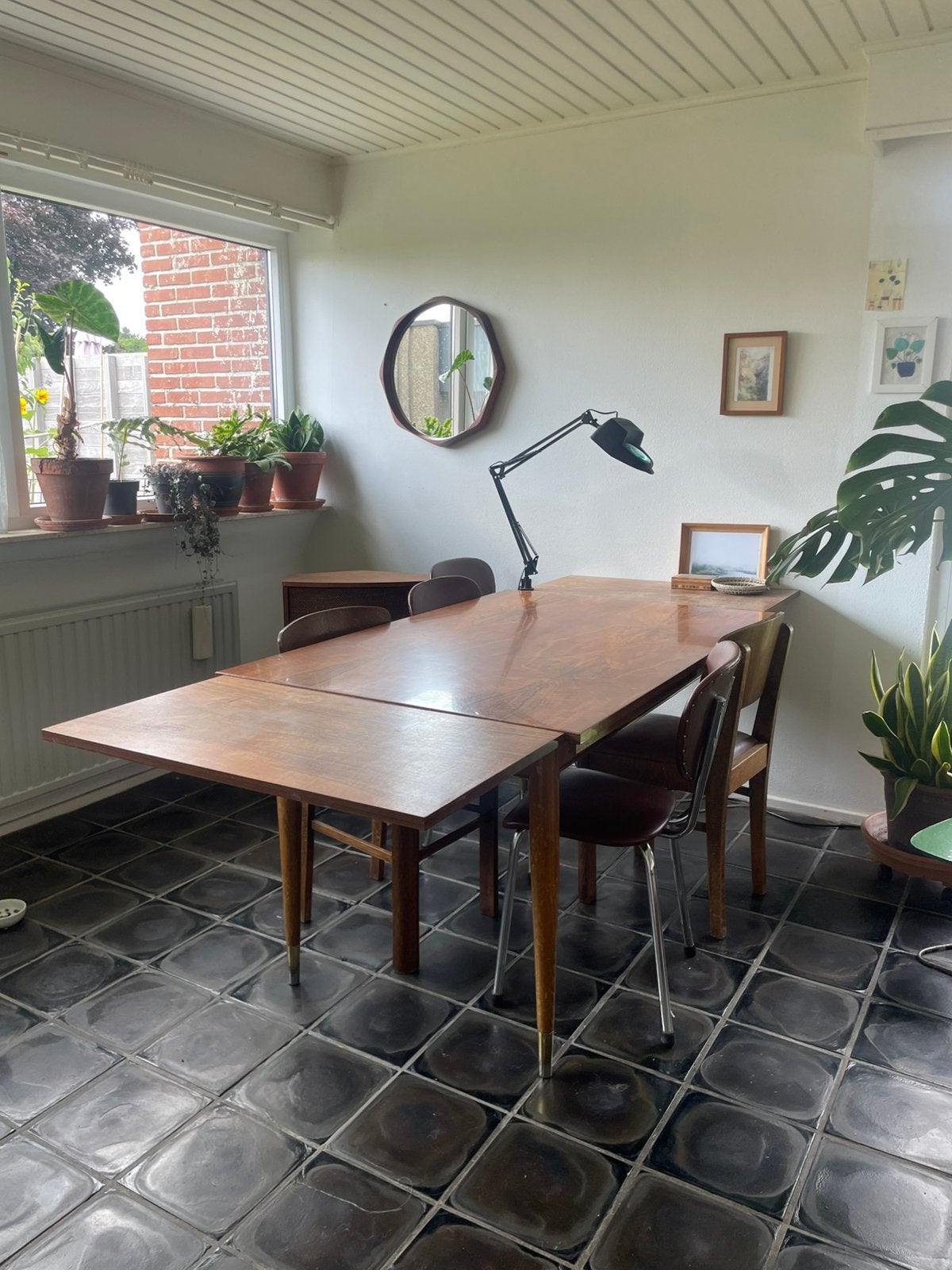 mid centuries tafel, Huis en Inrichting, Tafels | Eettafels, Ophalen, Gebruikt, Mid centuries