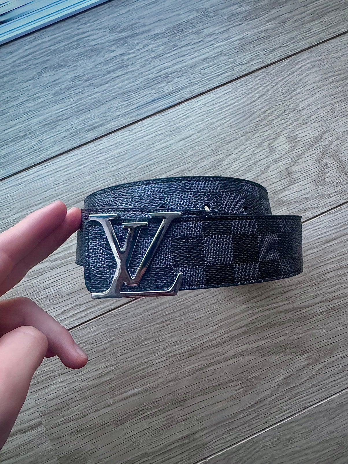 Louis Vuitton riem - Bied vanaf €15!!!, Zwart, Zo goed als nieuw, Riem of Ceintuur, 105 tot 115 cm
