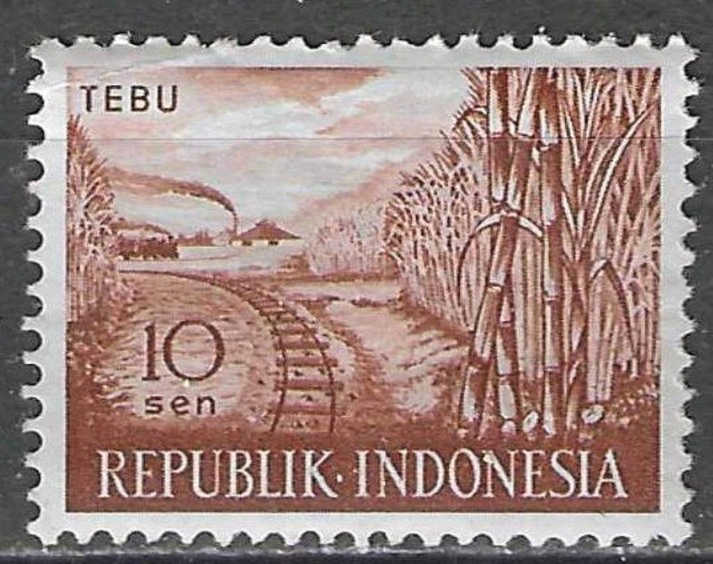 Indonesie 1960 - Yvert 216 - Suikerriet (PF), Postzegels en Munten, Verzenden, Postfris