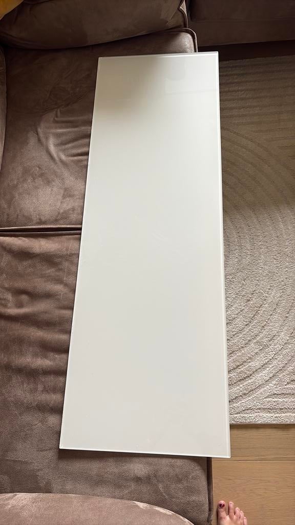 Glasplaat Ikea Besta 120 x 40, Ophalen, Zo goed als nieuw