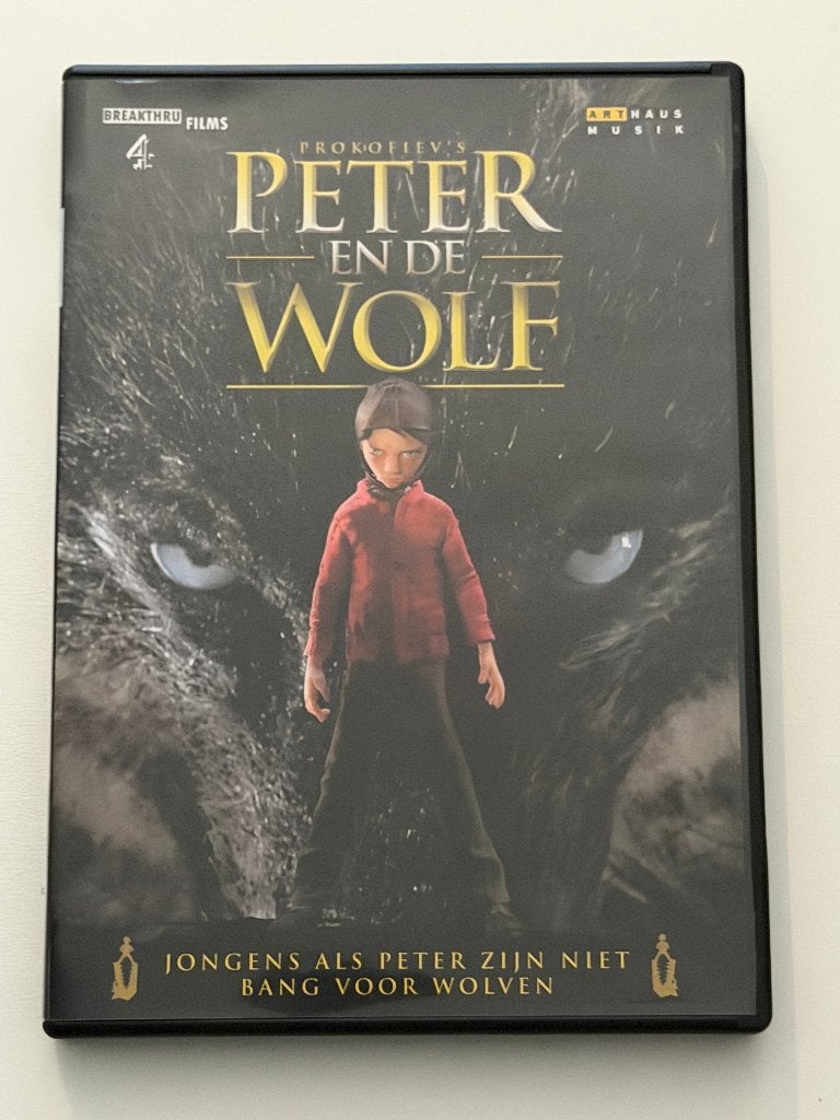 Prokofiev's Peter en de Wolf (DVD), CD & DVD, DVD | Musique & Concerts, Enlèvement ou Envoi, Tous les âges, Néerlandais, Film