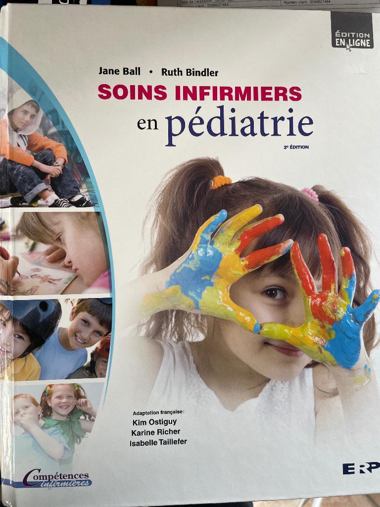 Livre soins infirmiers en pédiatrie, Comme neuf, Enlèvement, Jane Ball et Ruth Bindler, Sciences humaines et sociales