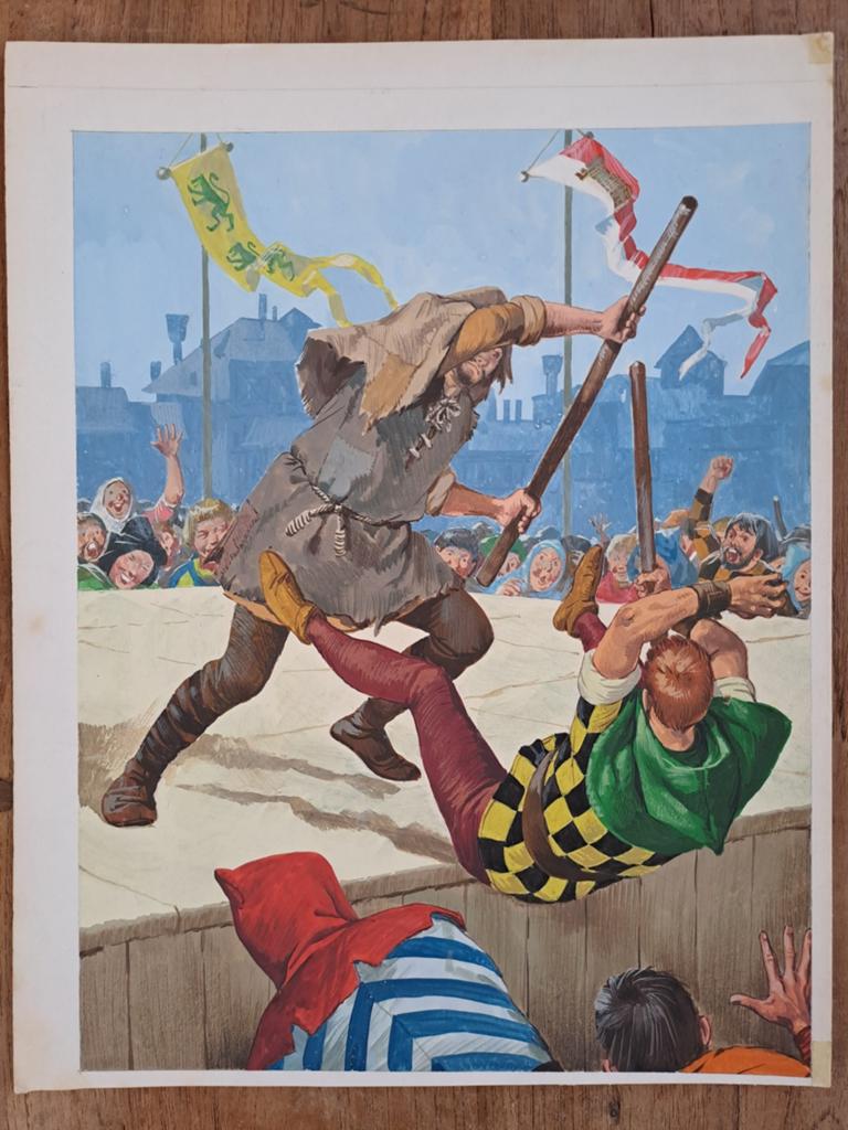 Originele plaat Robin Hood, Enlèvement ou Envoi