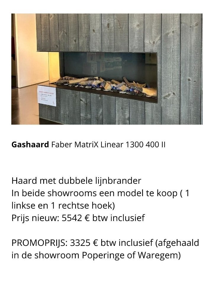 Toonzaalmodellen haarden showroom, Huis en Inrichting, Ophalen, Gebruikt, Inbouwhaard, Overige soorten