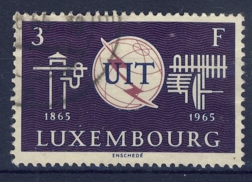 Luxemburg 1965 - nr  714, Verzenden, Luxemburg, Gestempeld