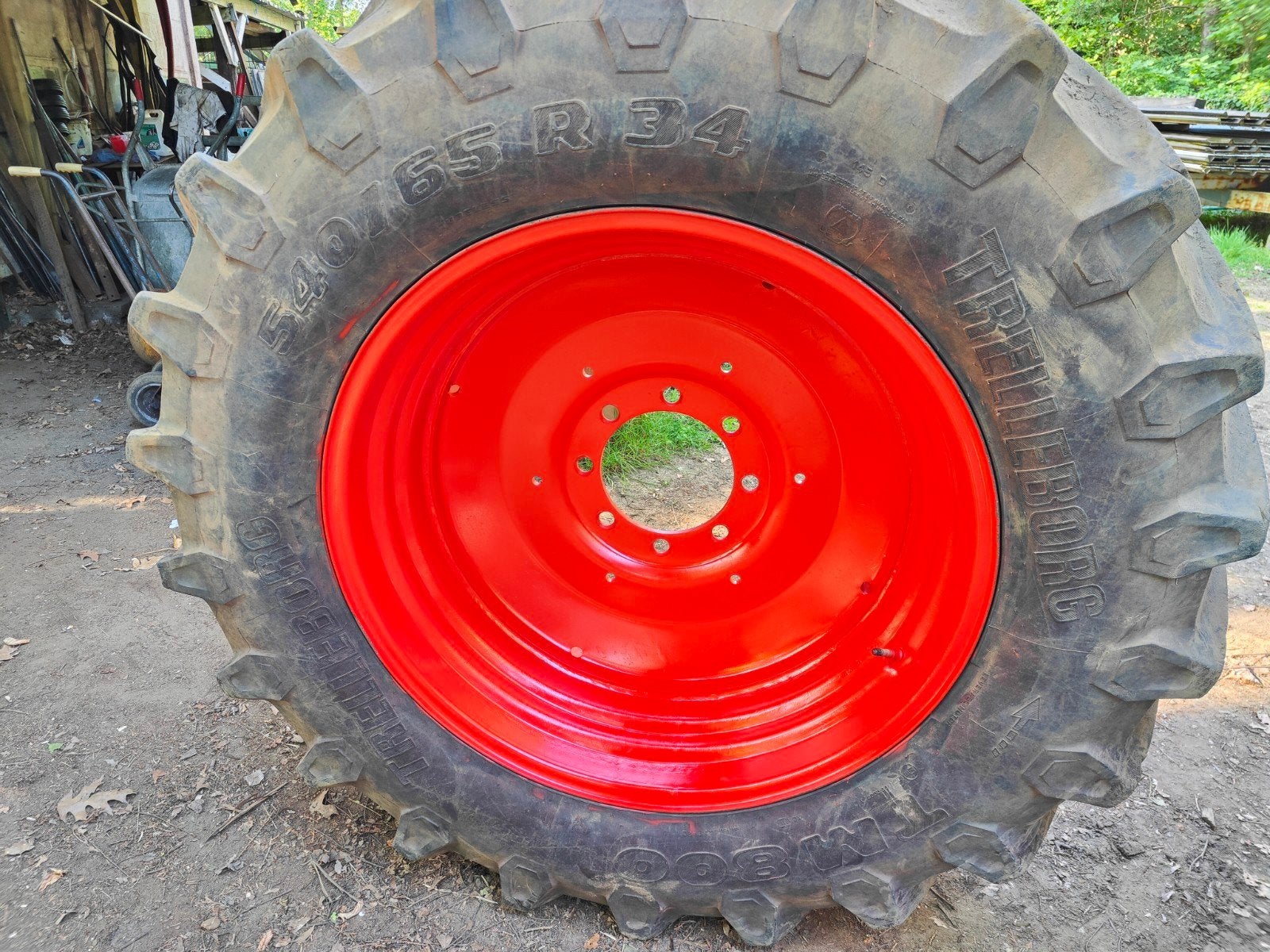 Jantes Fendt 540/65r34 440/65r24, Enlèvement