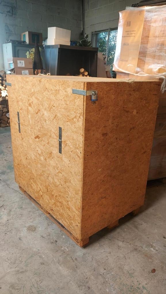 Houten kist, Ophalen, Gebruikt