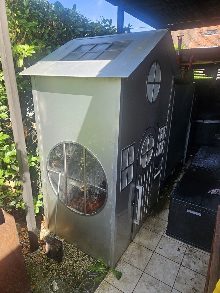 Aluminium Speelhuisje, Ophalen, Zo goed als nieuw, Overige materialen