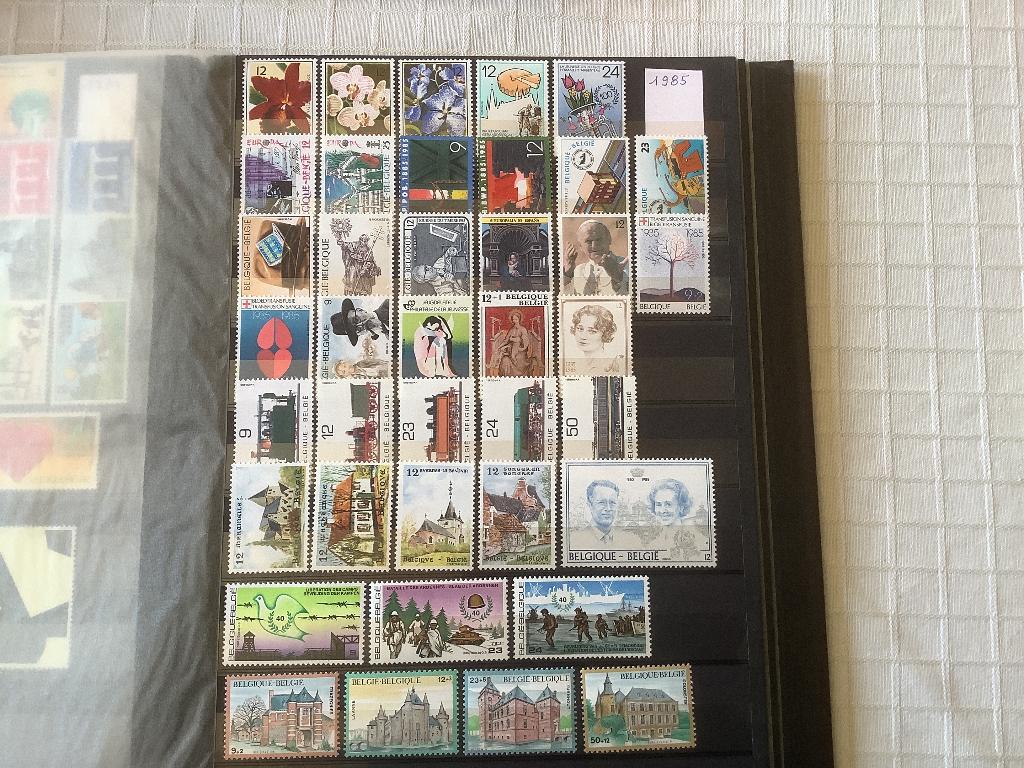 Belgische postzegels 1984 tot 1999, Postzegels en Munten, Ophalen, Frankeerzegel, Zonder stempel, Postfris